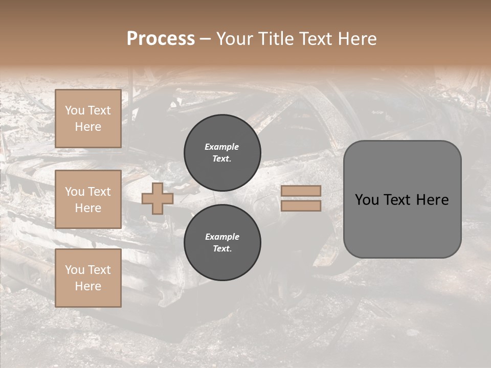Hero God Bless You Smoke PowerPoint Template