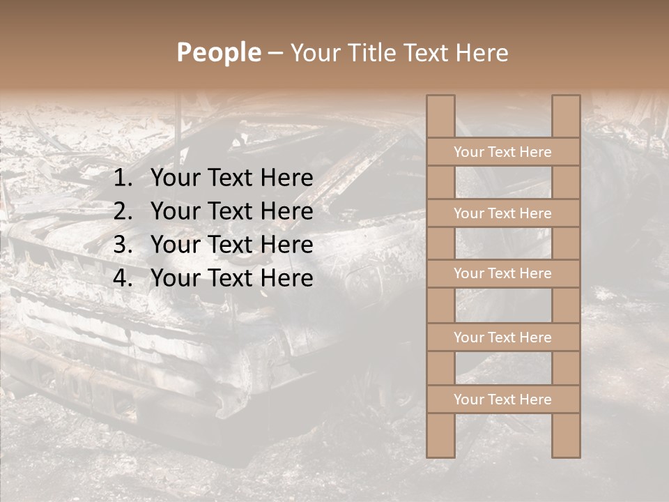 Hero God Bless You Smoke PowerPoint Template