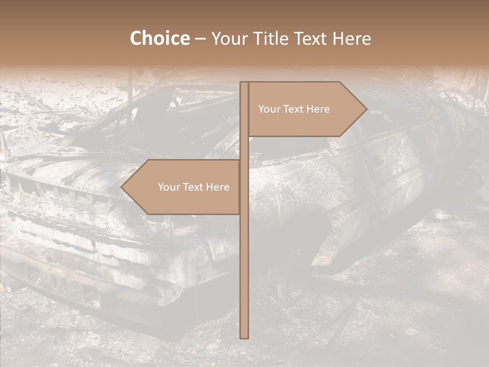 Hero God Bless You Smoke PowerPoint Template