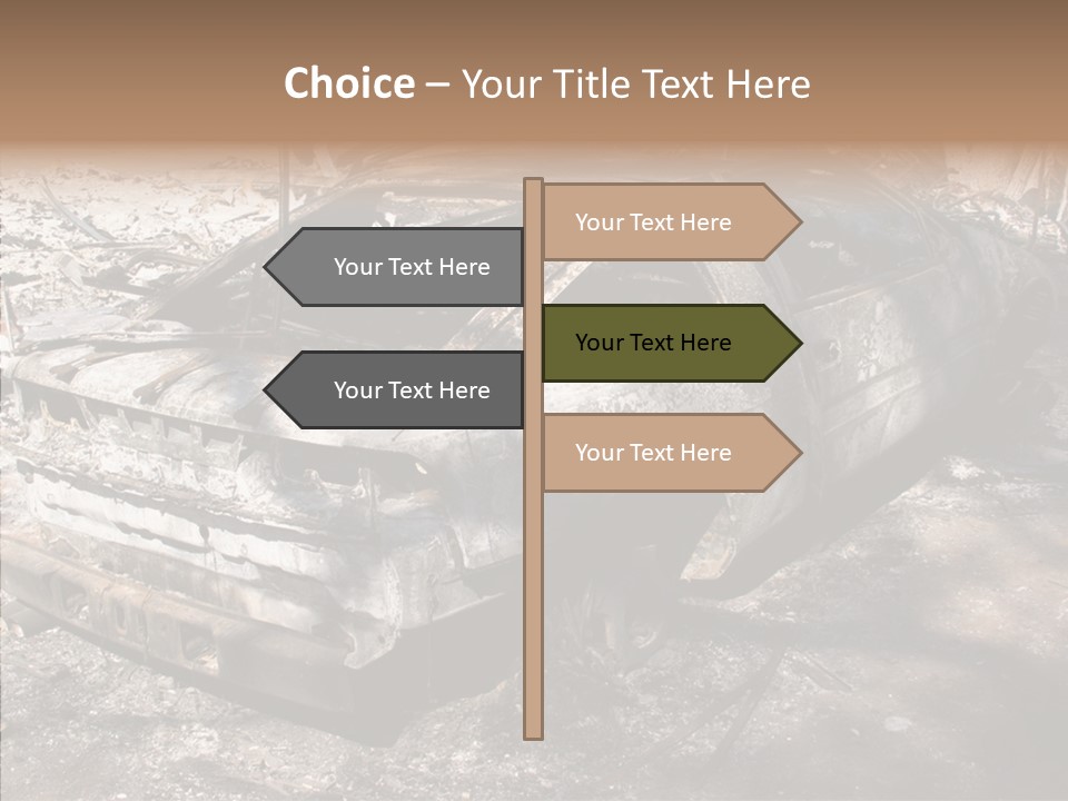 Hero God Bless You Smoke PowerPoint Template