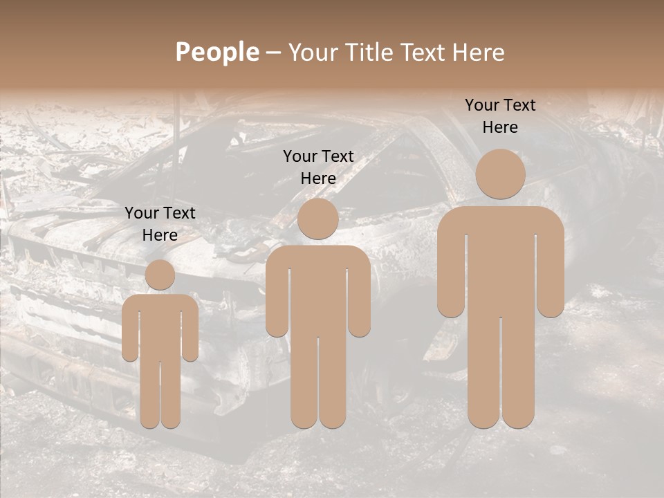 Hero God Bless You Smoke PowerPoint Template