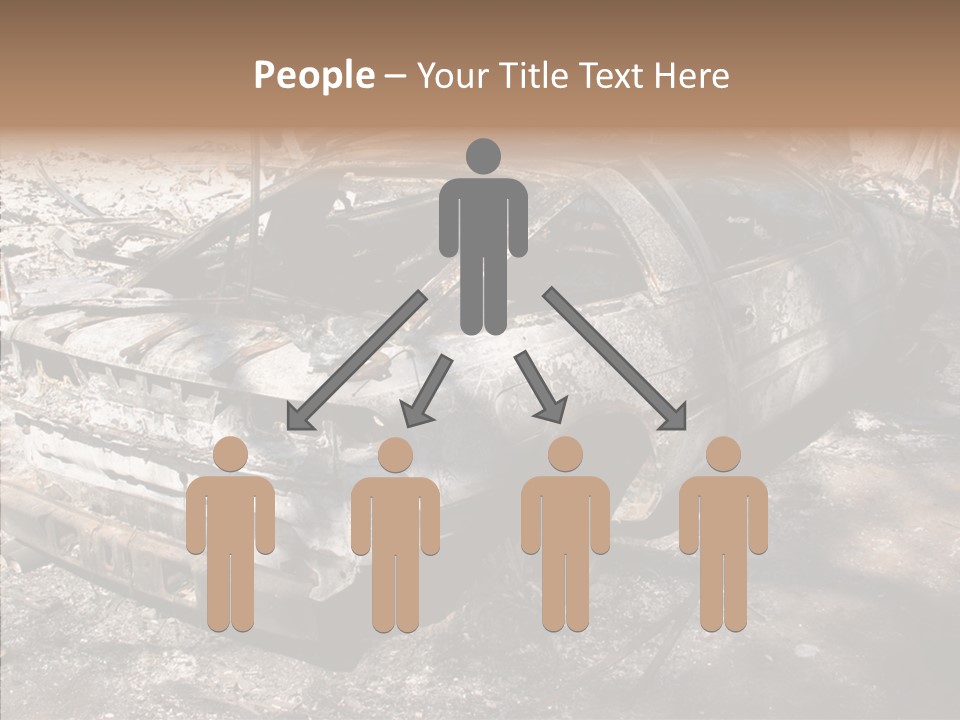 Hero God Bless You Smoke PowerPoint Template