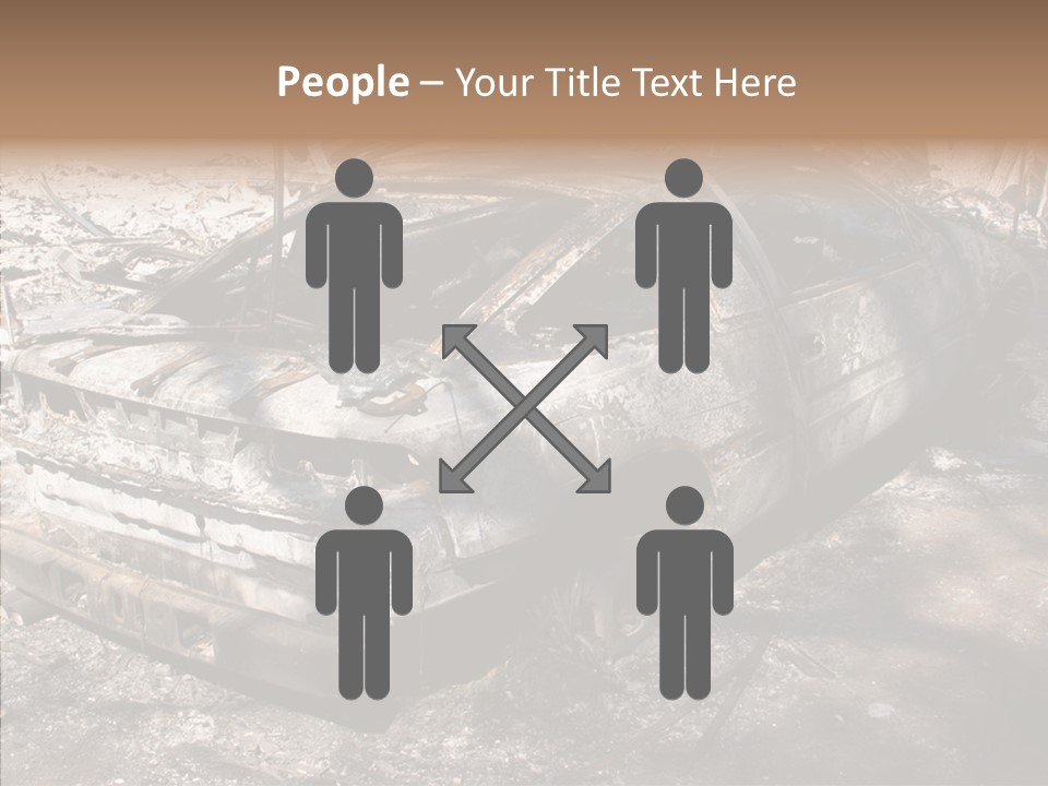 Hero God Bless You Smoke PowerPoint Template