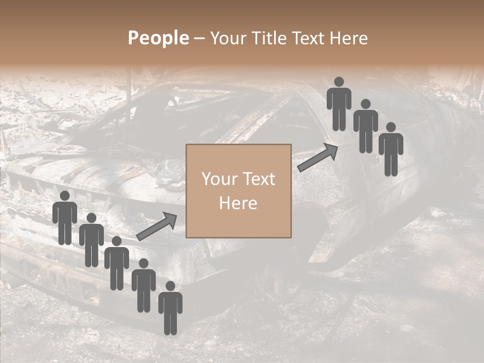 Hero God Bless You Smoke PowerPoint Template