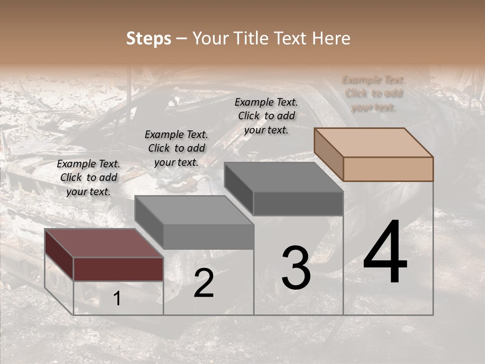 Hero God Bless You Smoke PowerPoint Template