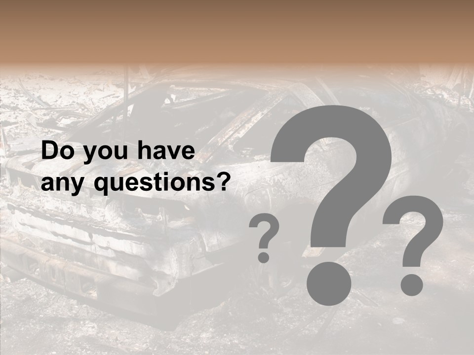 Hero God Bless You Smoke PowerPoint Template