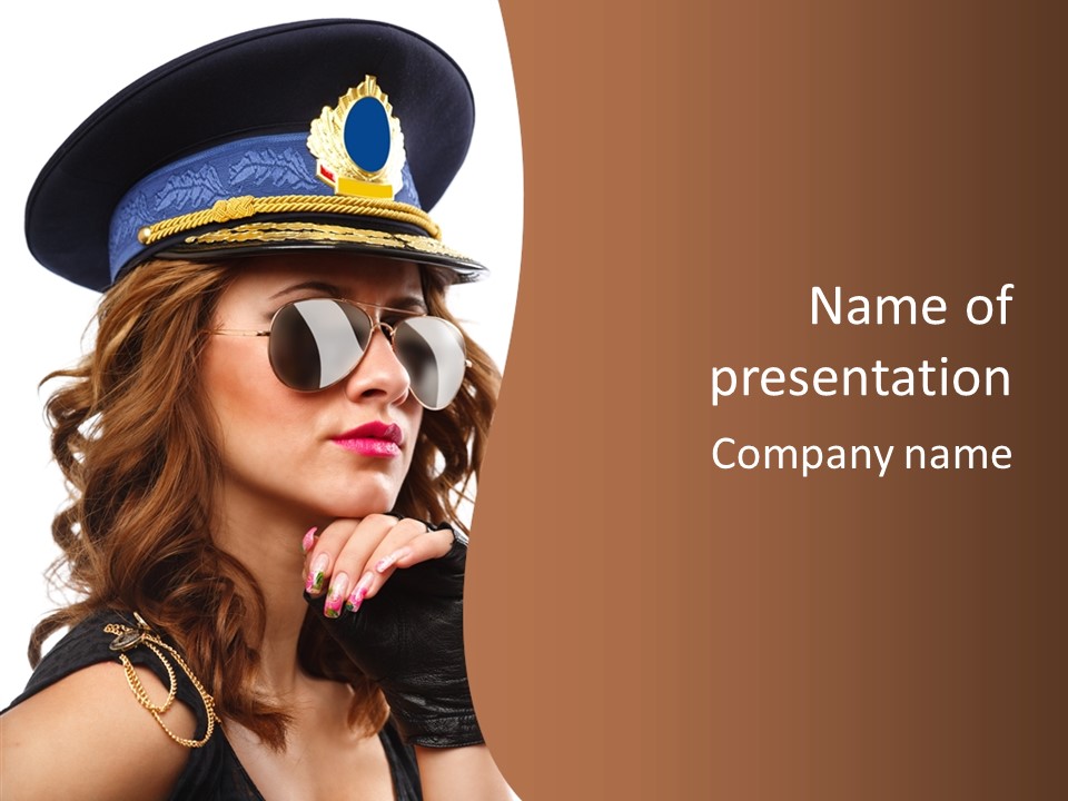 Skin Face Hot PowerPoint Template