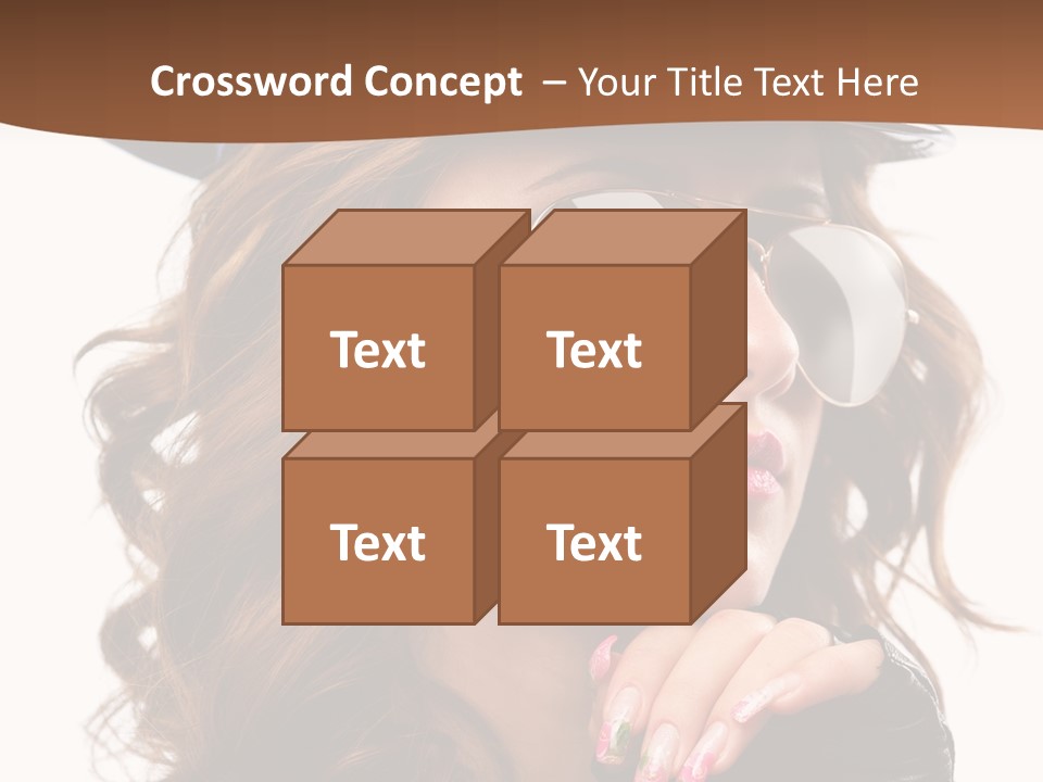 Skin Face Hot PowerPoint Template