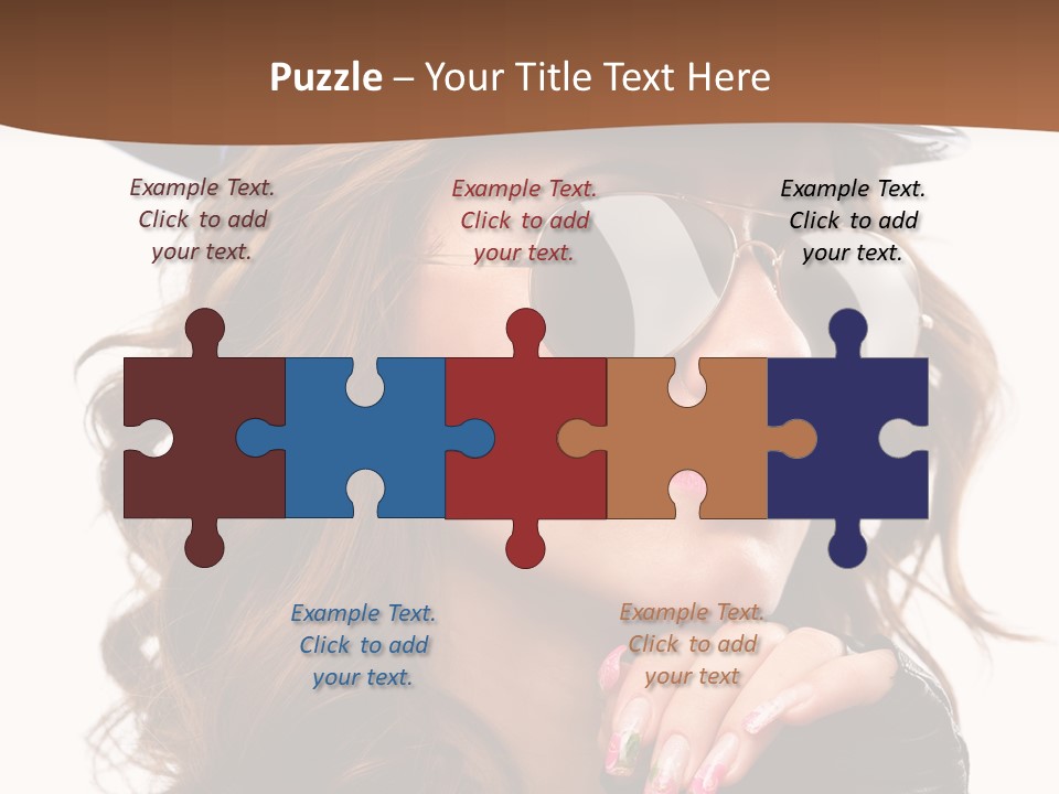 Skin Face Hot PowerPoint Template