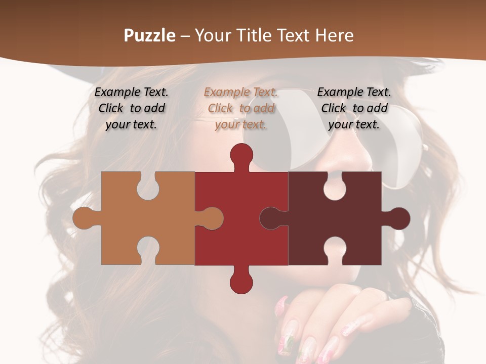 Skin Face Hot PowerPoint Template