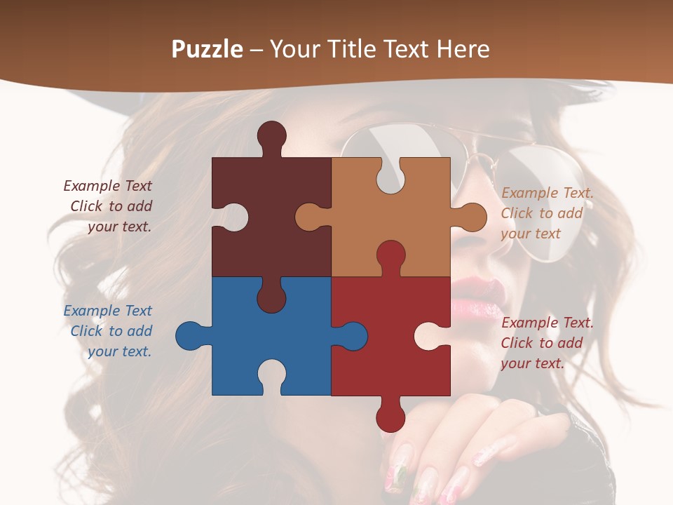 Skin Face Hot PowerPoint Template