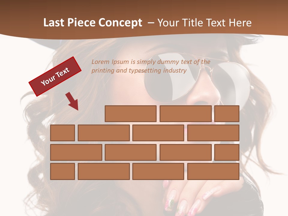 Skin Face Hot PowerPoint Template