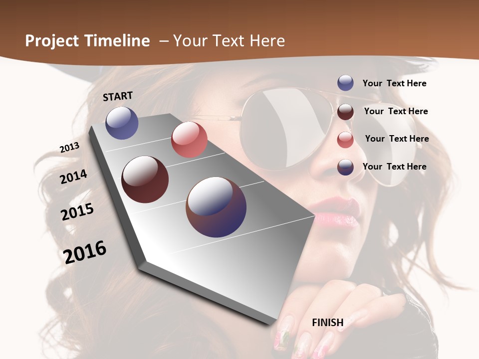 Skin Face Hot PowerPoint Template