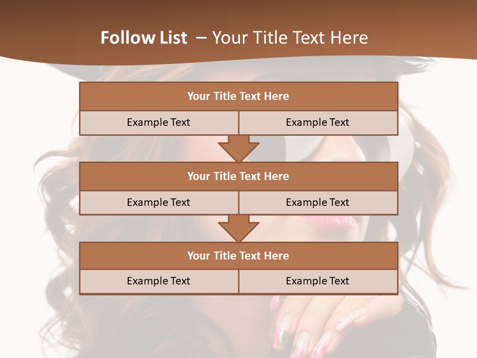 Skin Face Hot PowerPoint Template