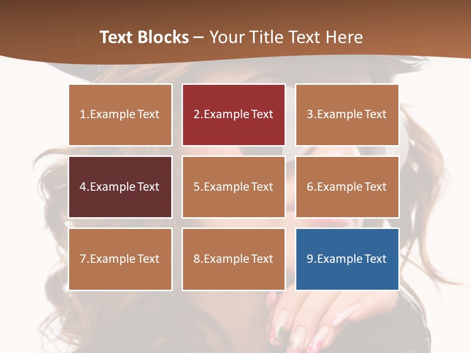 Skin Face Hot PowerPoint Template