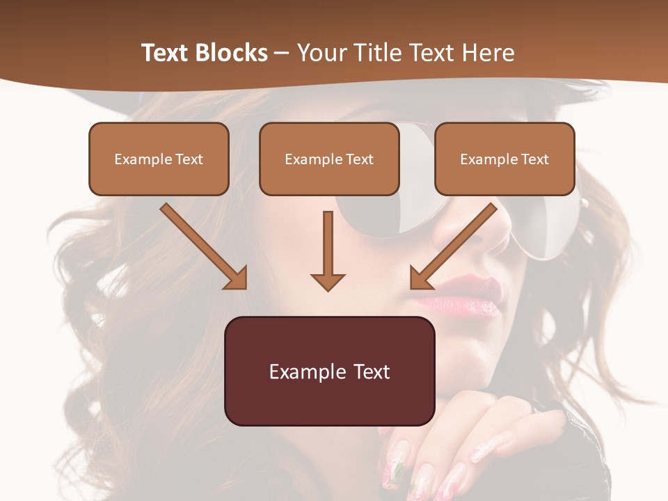 Skin Face Hot PowerPoint Template