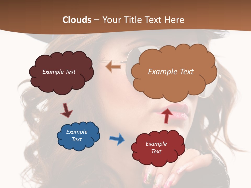 Skin Face Hot PowerPoint Template