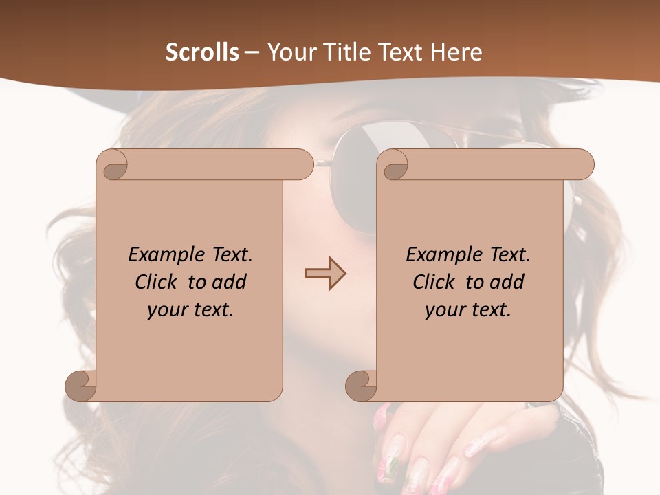 Skin Face Hot PowerPoint Template