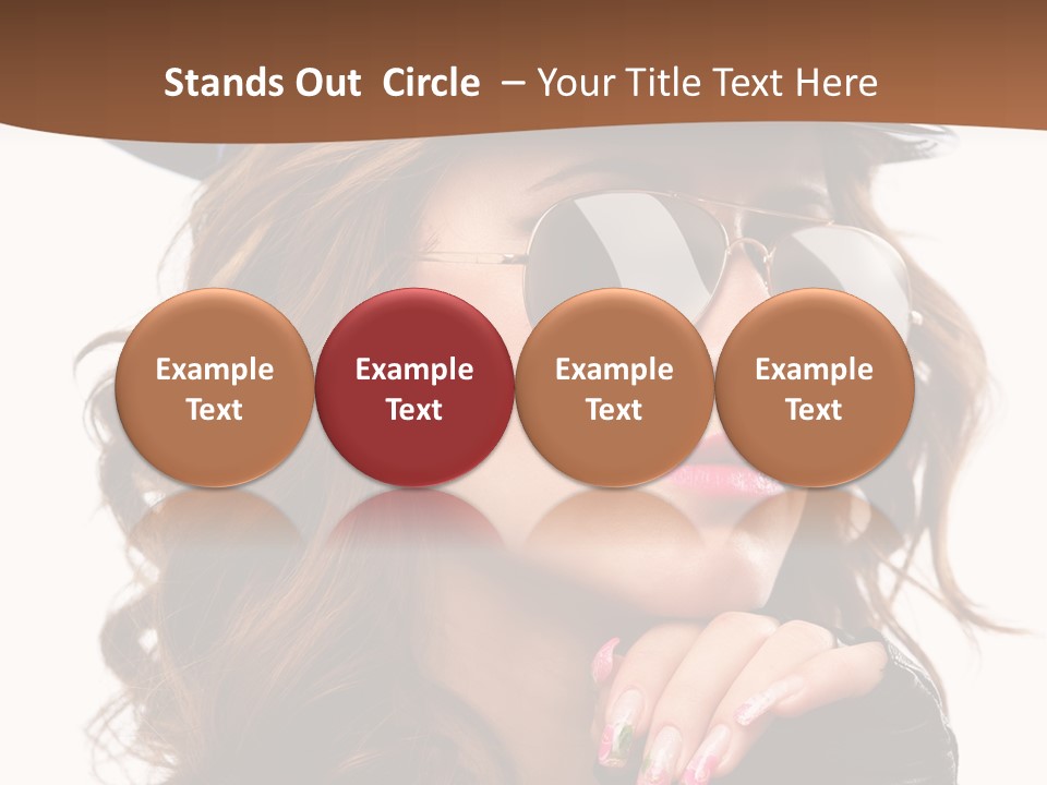 Skin Face Hot PowerPoint Template