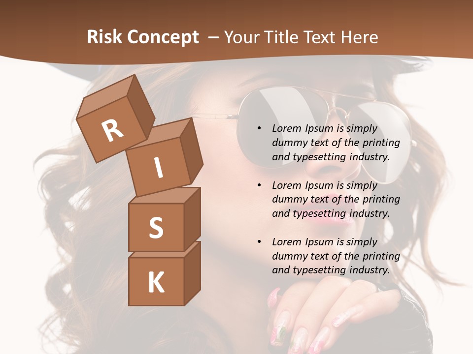 Skin Face Hot PowerPoint Template