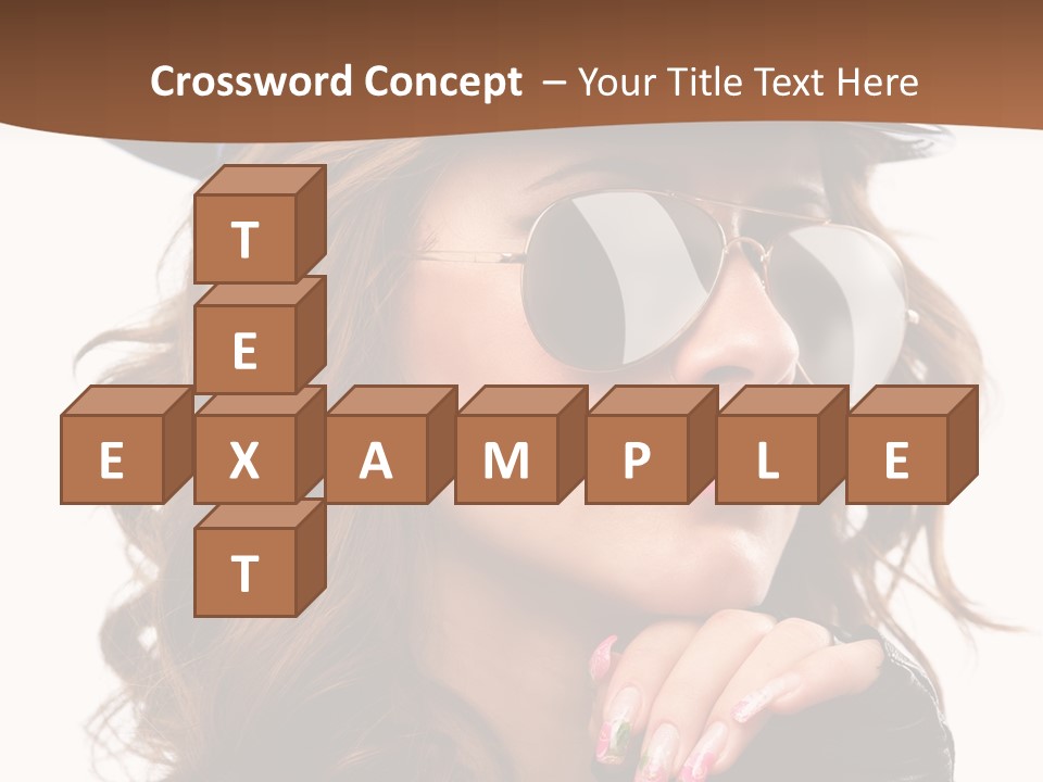 Skin Face Hot PowerPoint Template