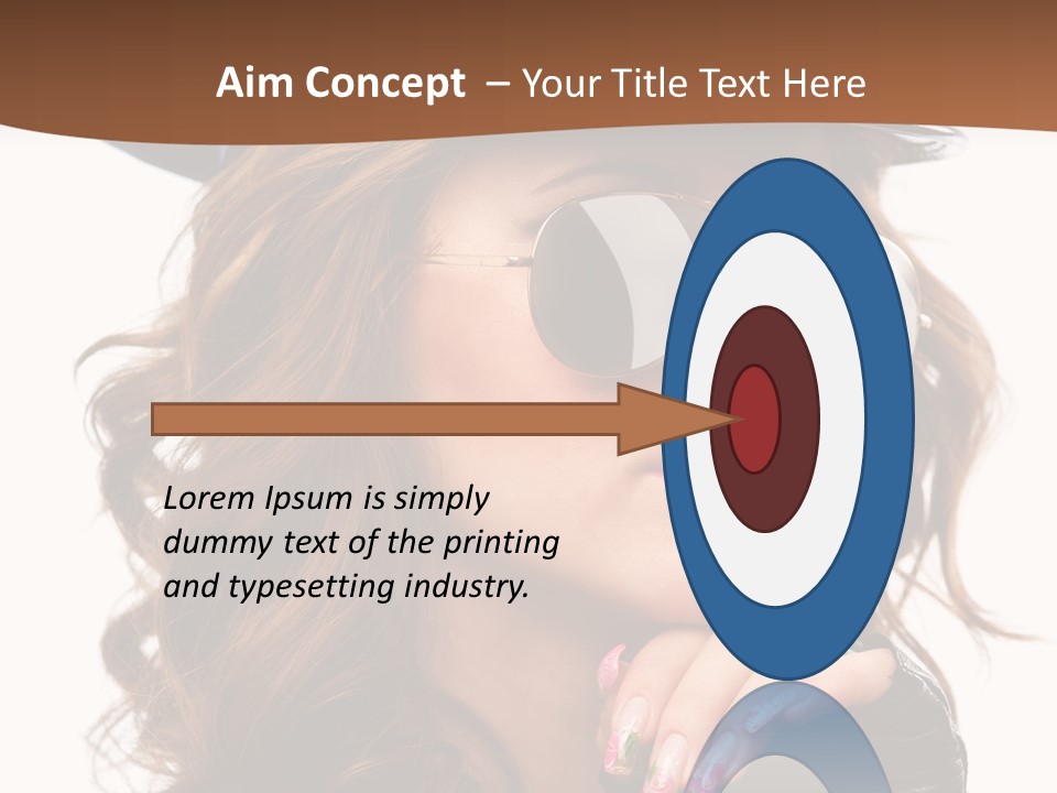 Skin Face Hot PowerPoint Template