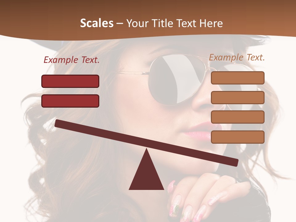 Skin Face Hot PowerPoint Template