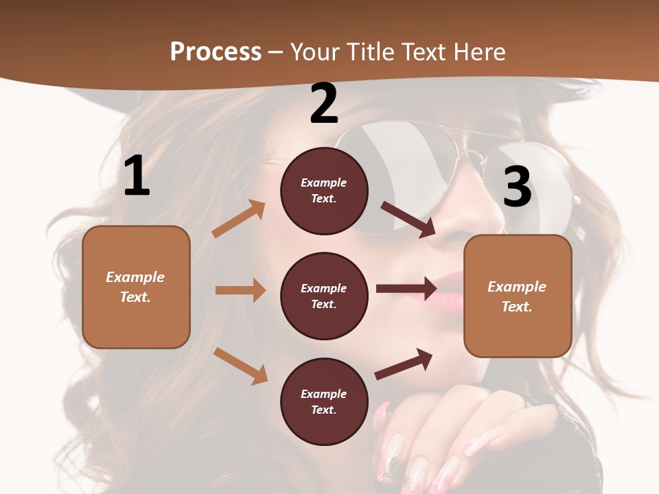 Skin Face Hot PowerPoint Template