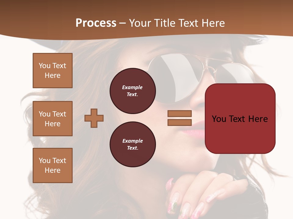 Skin Face Hot PowerPoint Template