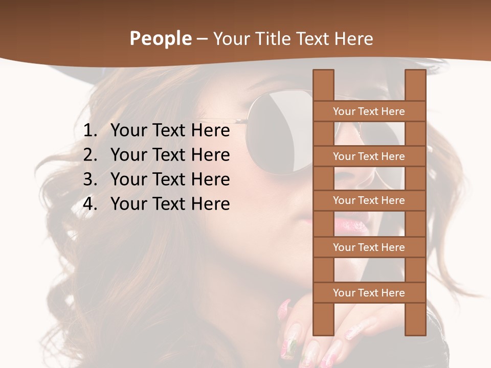 Skin Face Hot PowerPoint Template