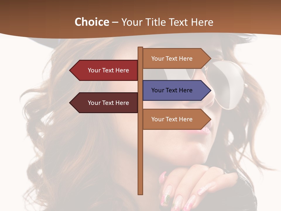 Skin Face Hot PowerPoint Template