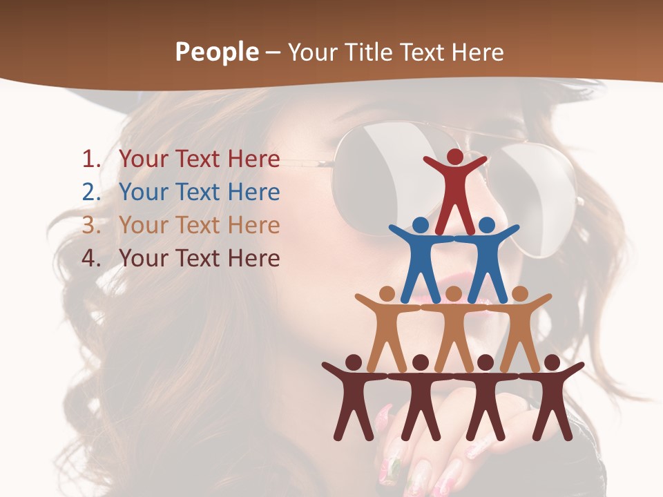Skin Face Hot PowerPoint Template