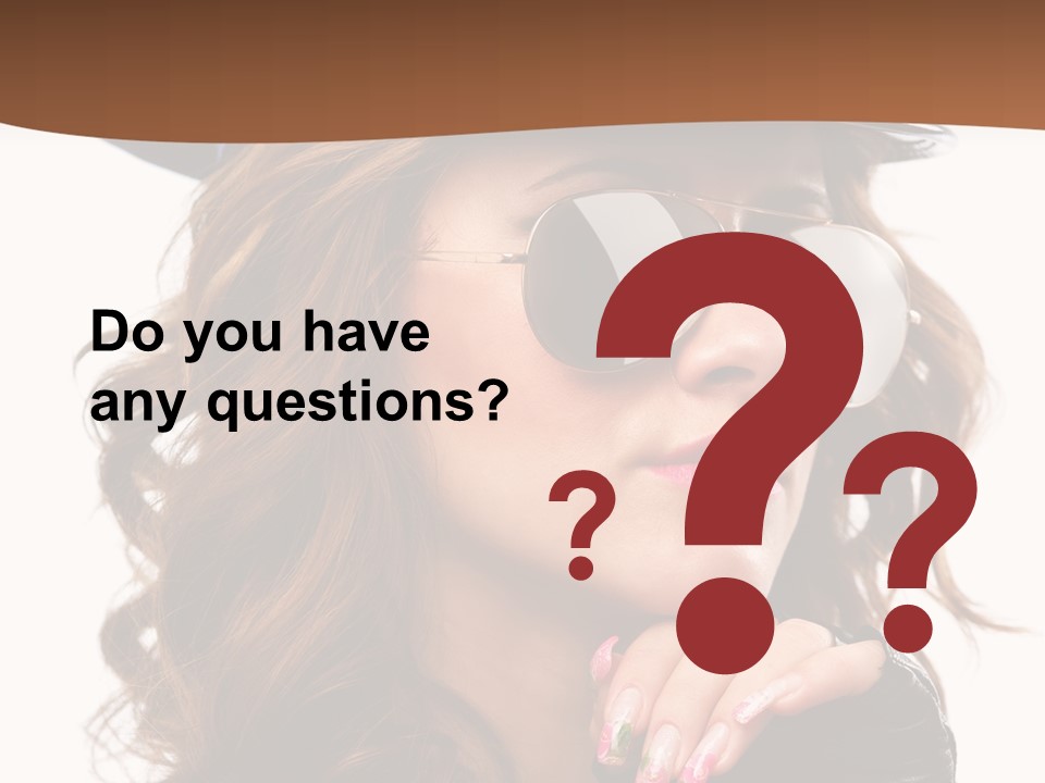 Skin Face Hot PowerPoint Template