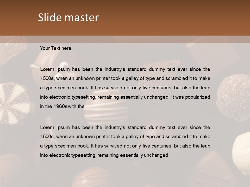 Christmas Assortment Sugar PowerPoint Template