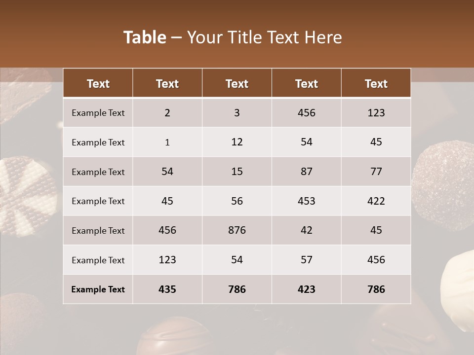 Christmas Assortment Sugar PowerPoint Template