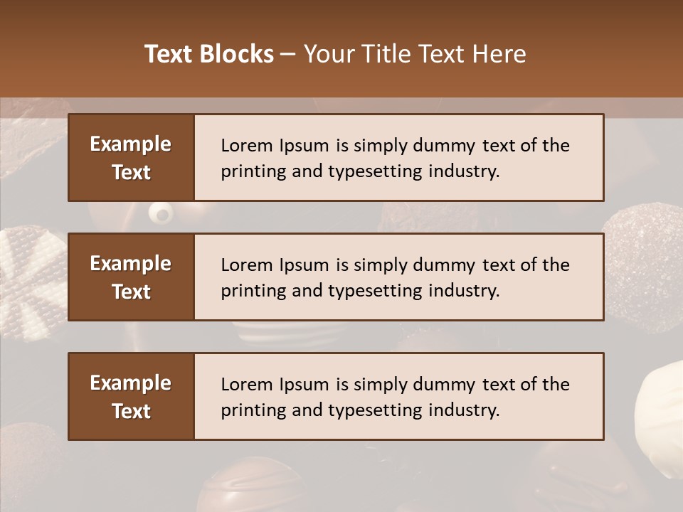 Christmas Assortment Sugar PowerPoint Template