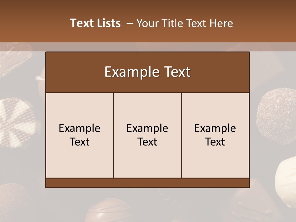 Christmas Assortment Sugar PowerPoint Template