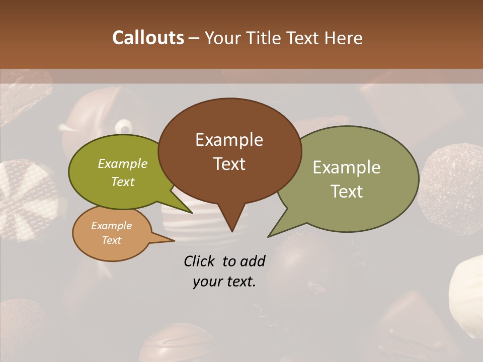 Christmas Assortment Sugar PowerPoint Template