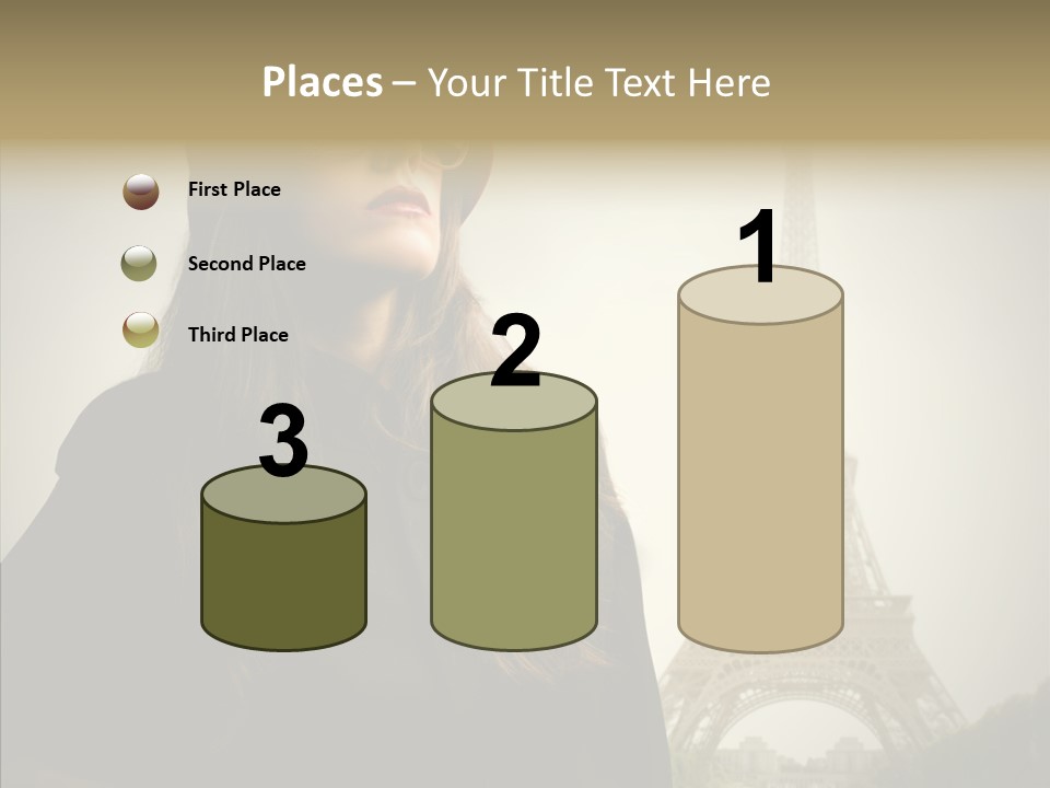 Female Travel Attractive PowerPoint Template