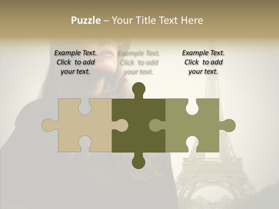 Female Travel Attractive PowerPoint Template