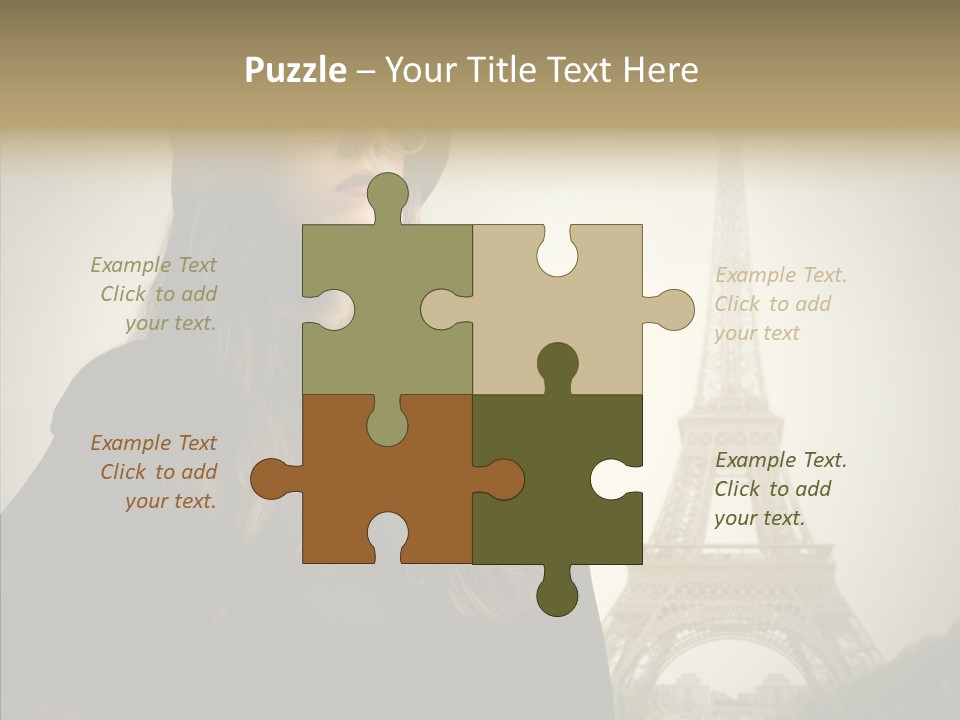 Female Travel Attractive PowerPoint Template