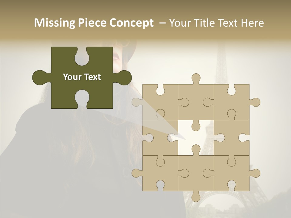 Female Travel Attractive PowerPoint Template