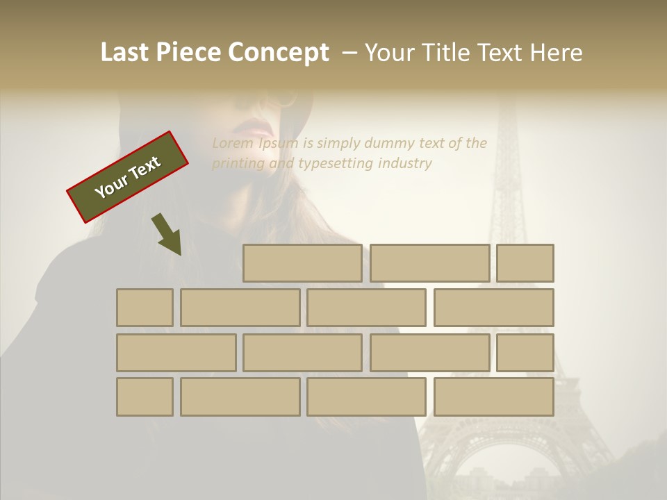 Female Travel Attractive PowerPoint Template