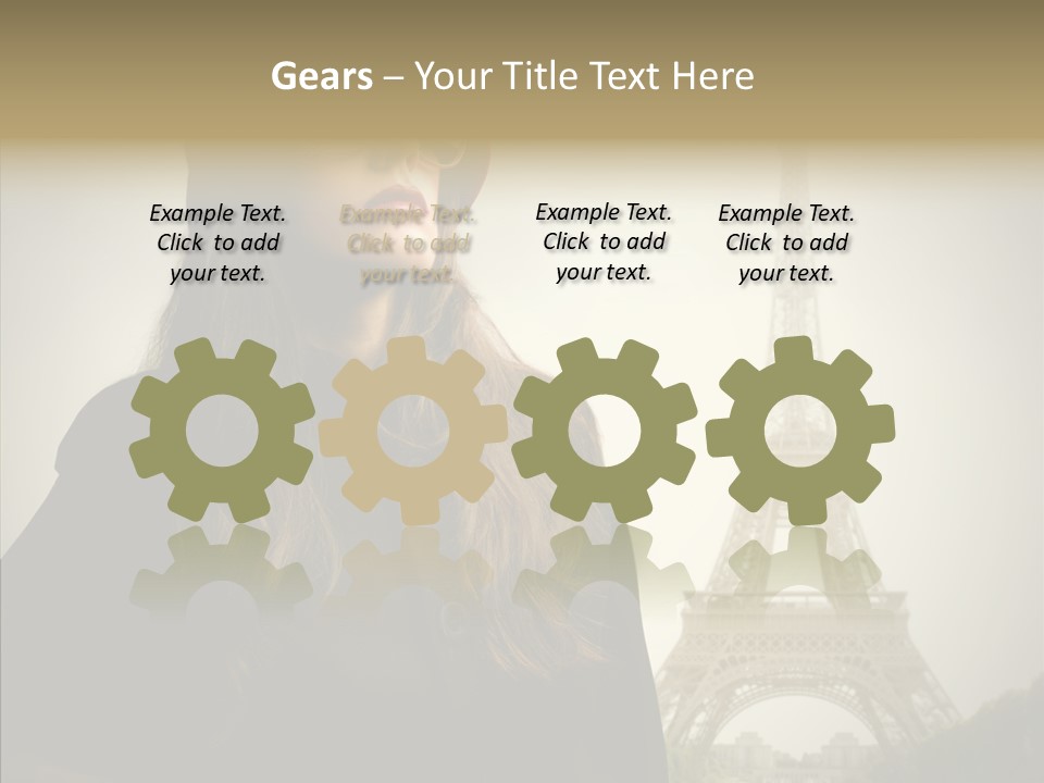 Female Travel Attractive PowerPoint Template