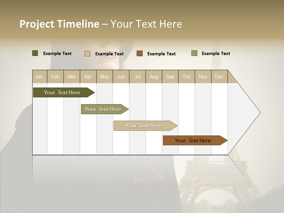 Female Travel Attractive PowerPoint Template