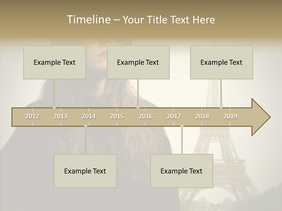 Female Travel Attractive PowerPoint Template