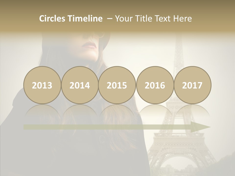 Female Travel Attractive PowerPoint Template