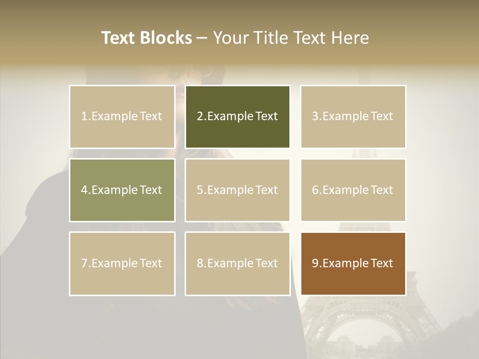 Female Travel Attractive PowerPoint Template