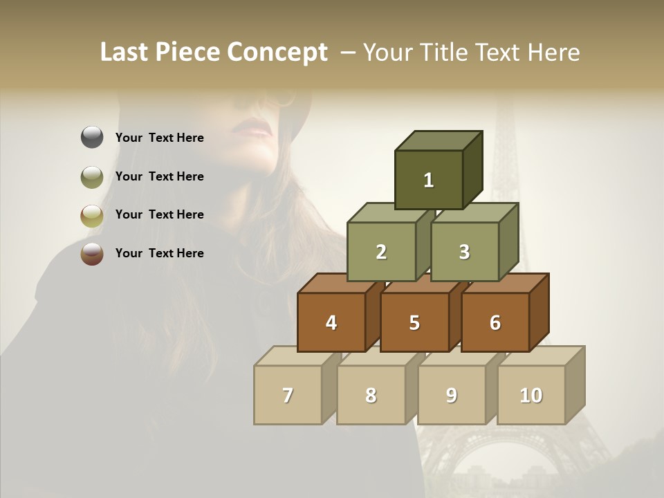 Female Travel Attractive PowerPoint Template