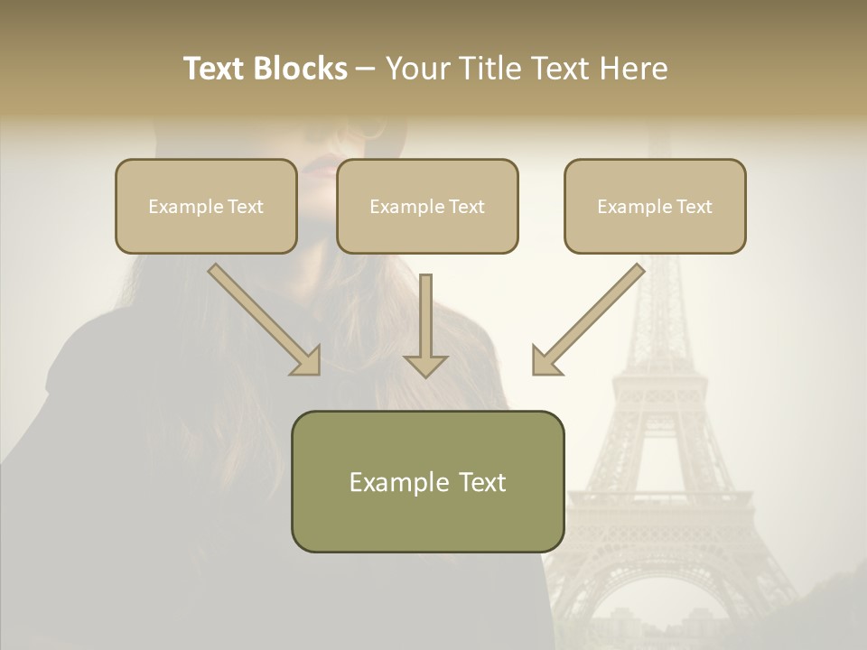 Female Travel Attractive PowerPoint Template